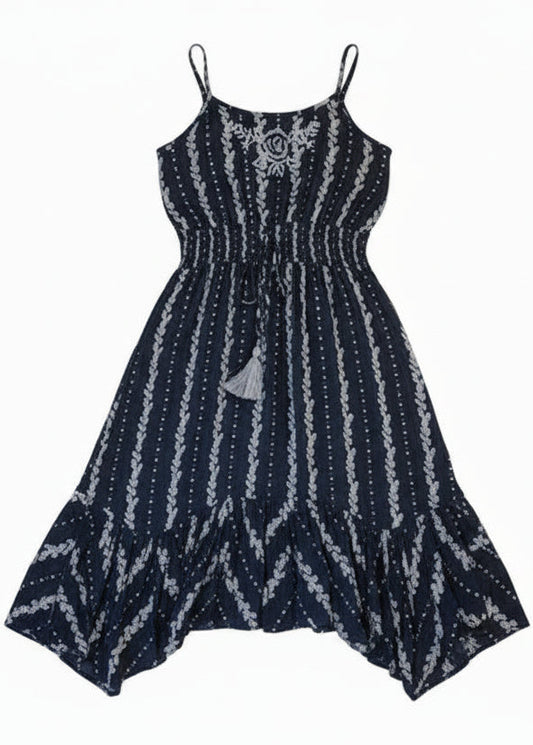 Midi Strap Sleeve Dress