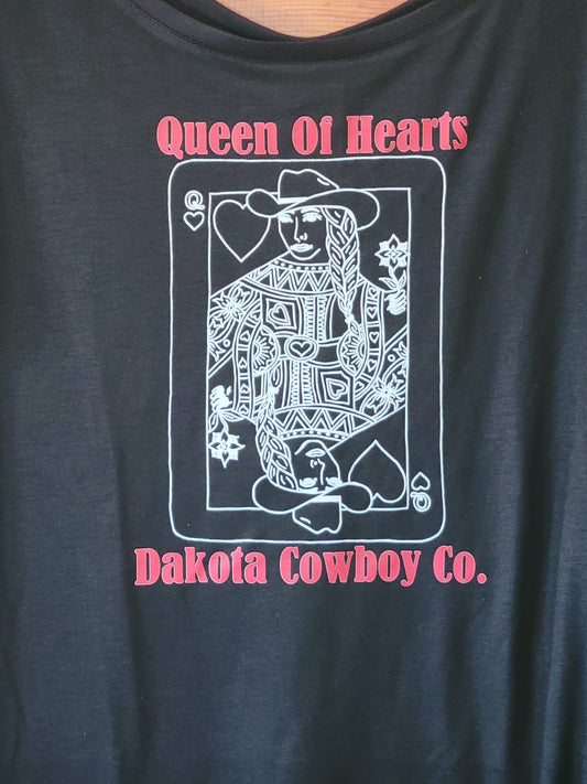 Queen of Hearts Relaxed T - White Owl Creek Boutique
