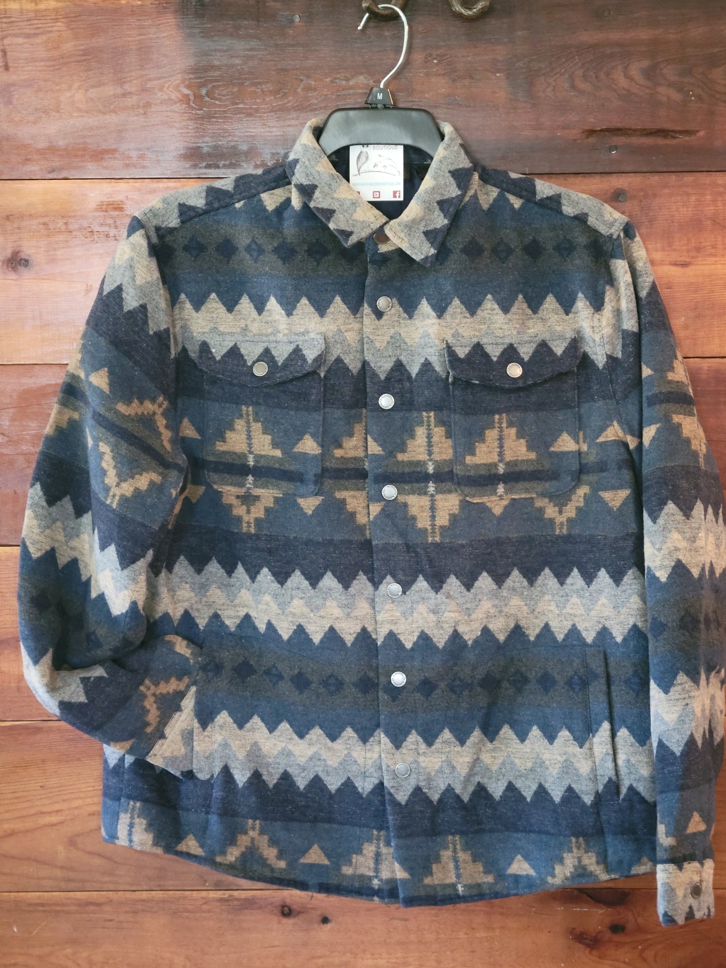 Shirt Jacket Corduroy Trim