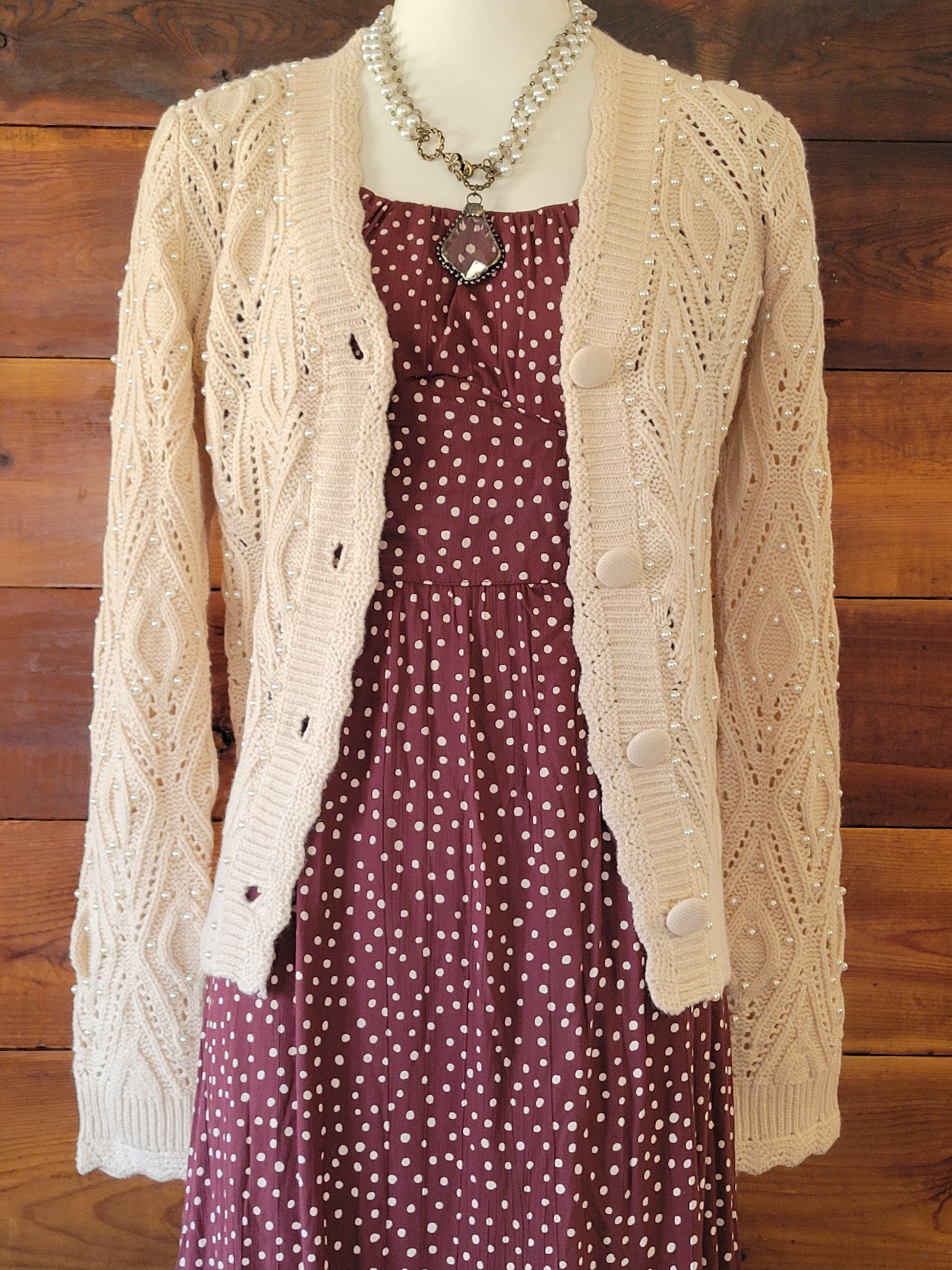 Chocolate Dot Dress - White Owl Creek Boutique