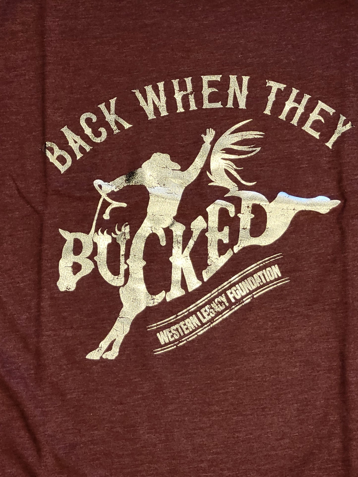 Back When They Bucked Ladies T-Shirt