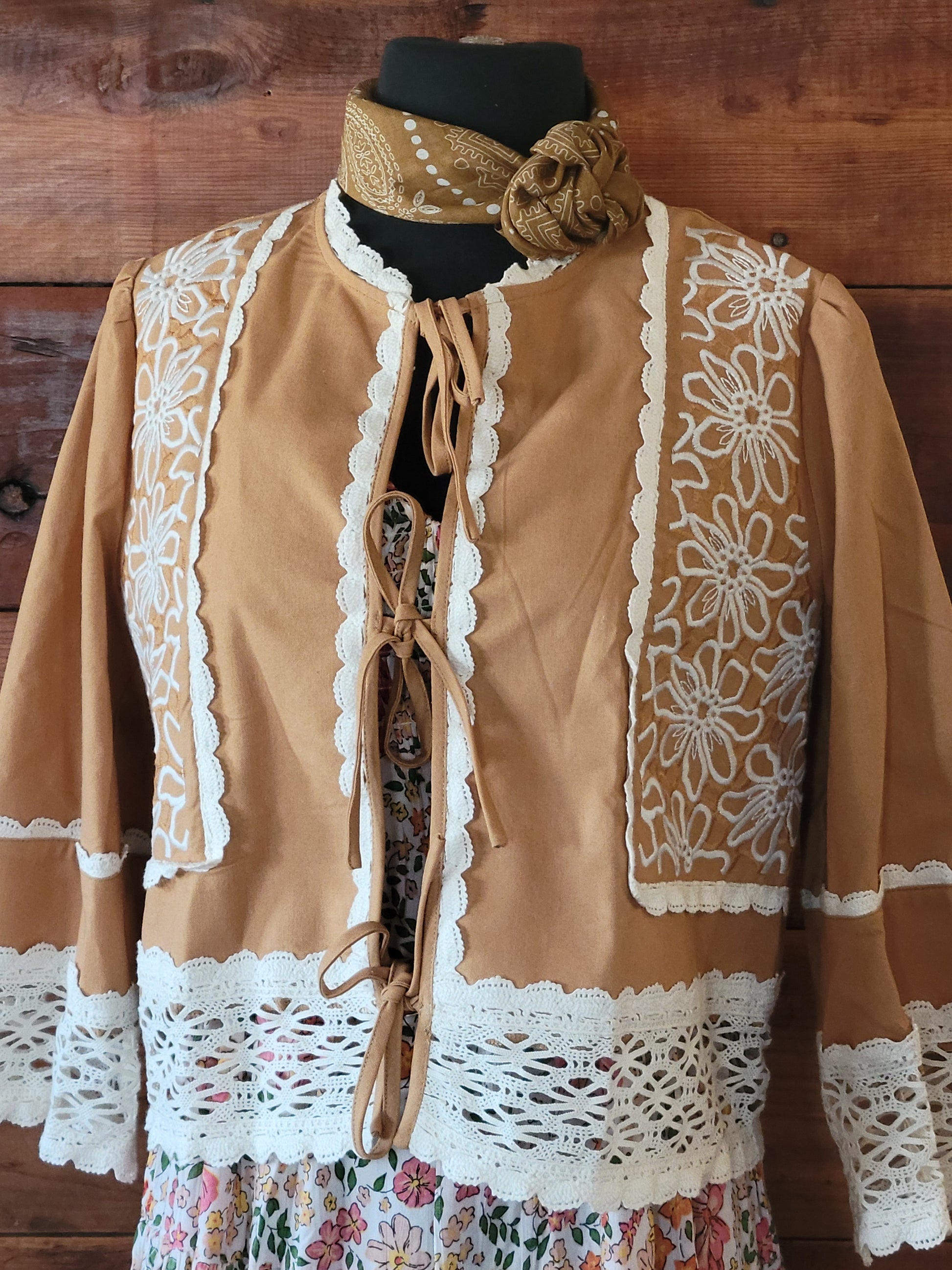 Floral Embroidery Crochet Trim Top - White Owl Creek Boutique