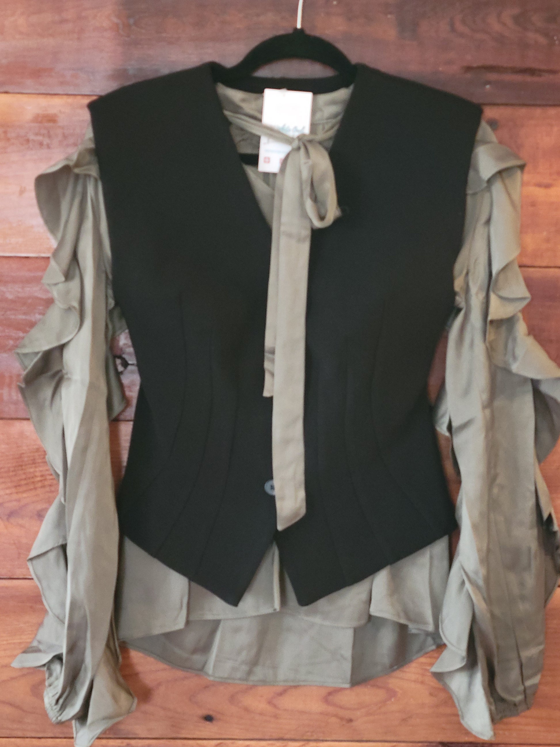 Exquisite Ruffled Blouse - White Owl Creek Boutique