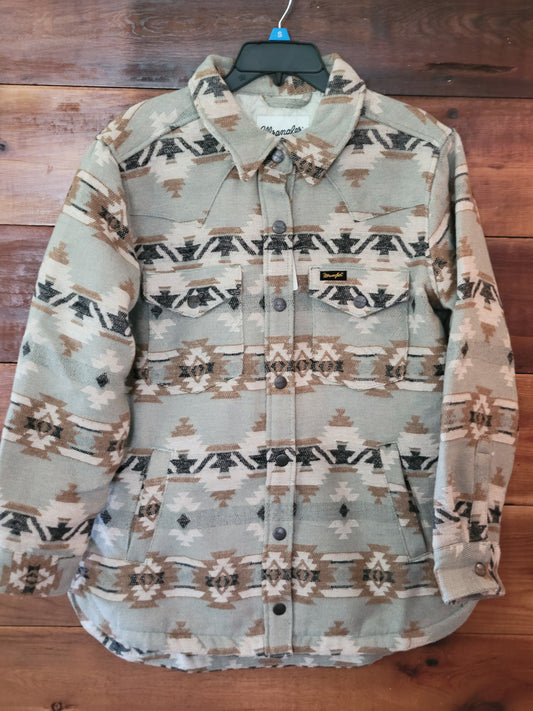 Wrangler Retro® Quilt Lined Jacquard Shacket