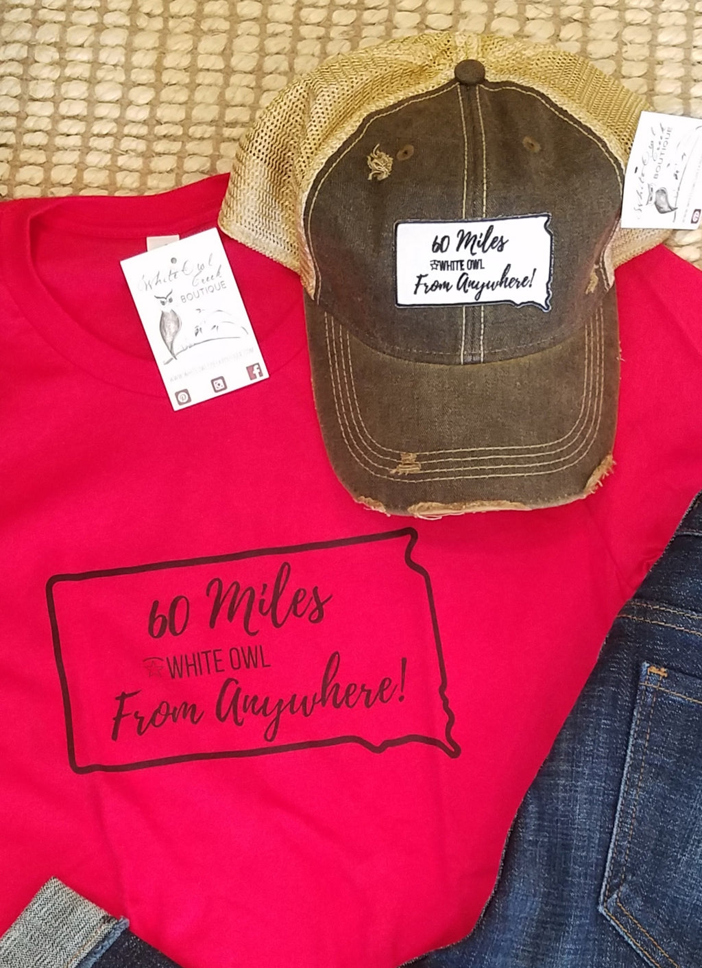 60 Miles from Anywhere Cap - White Owl Creek Boutique