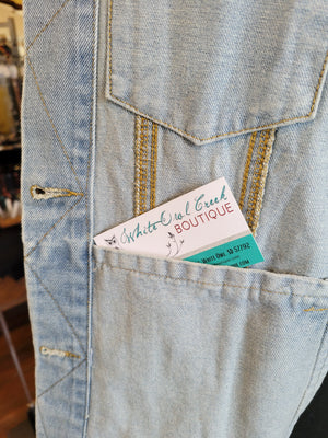 Embroidered Light Denim Jacket - White Owl Creek Boutique