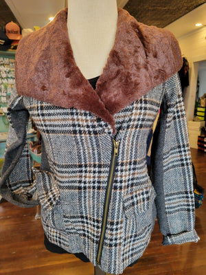 Faux Fur Jacket - White Owl Creek Boutique