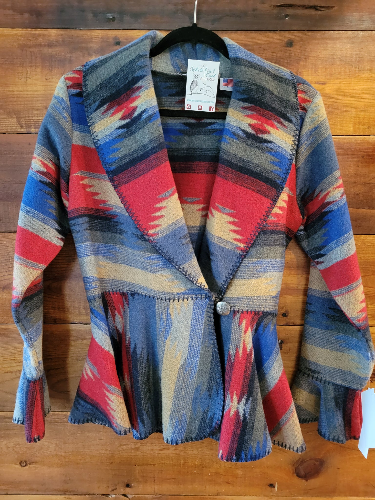 Flounce Jacket - White Owl Creek Boutique