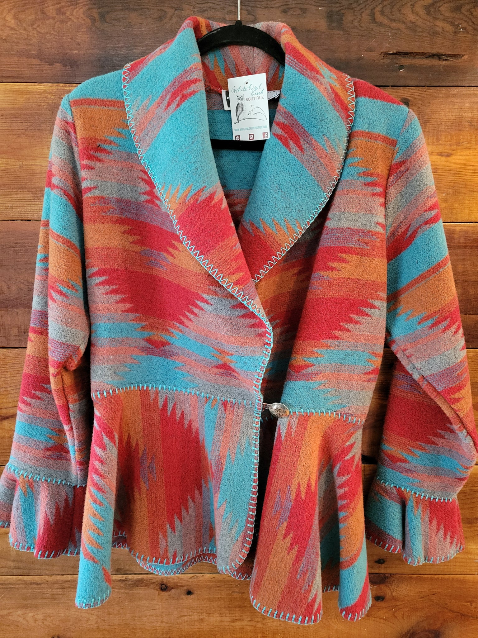 Flounce Jacket - White Owl Creek Boutique