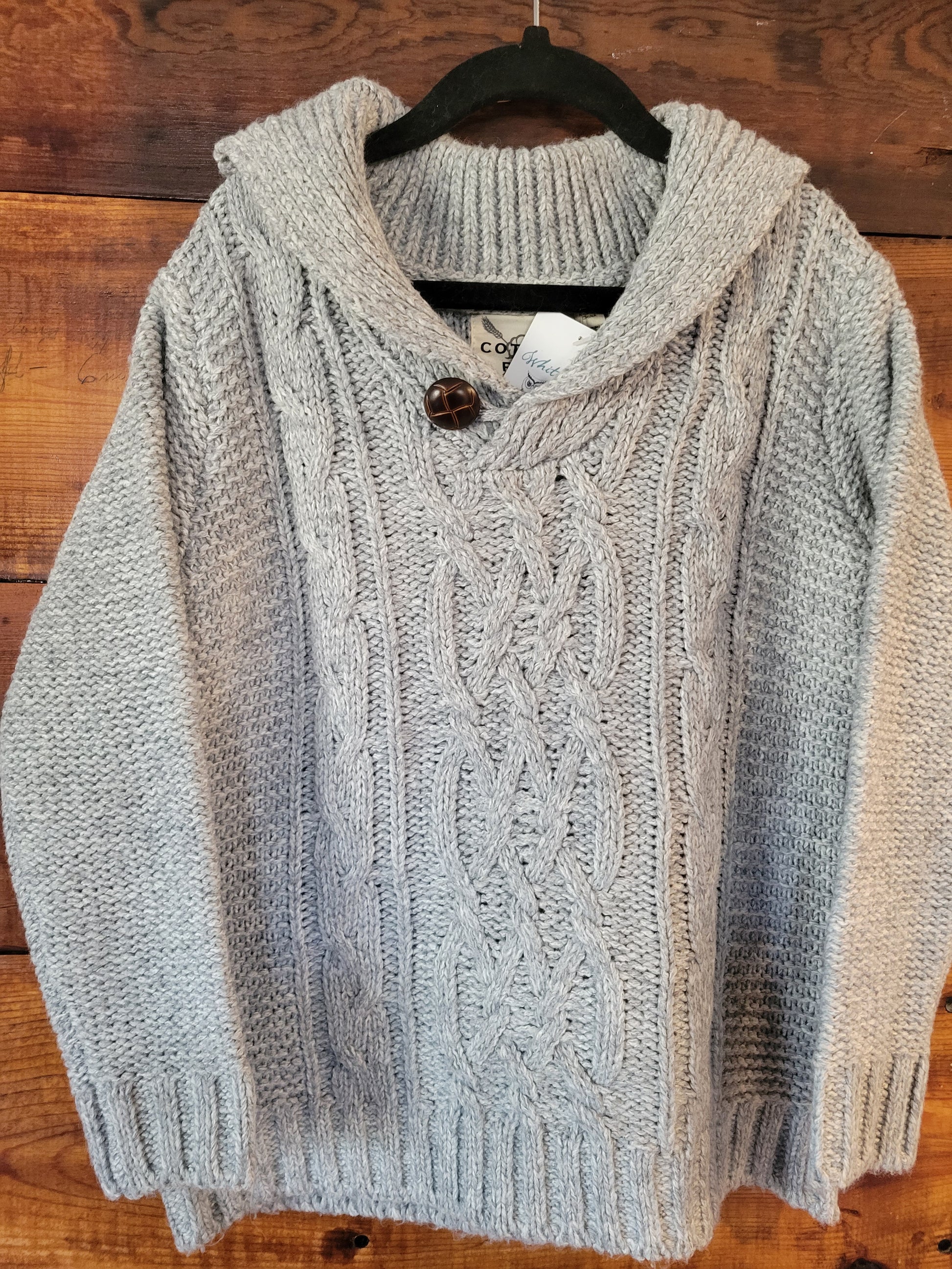 Boy's Cable Knit Sweater - White Owl Creek Boutique