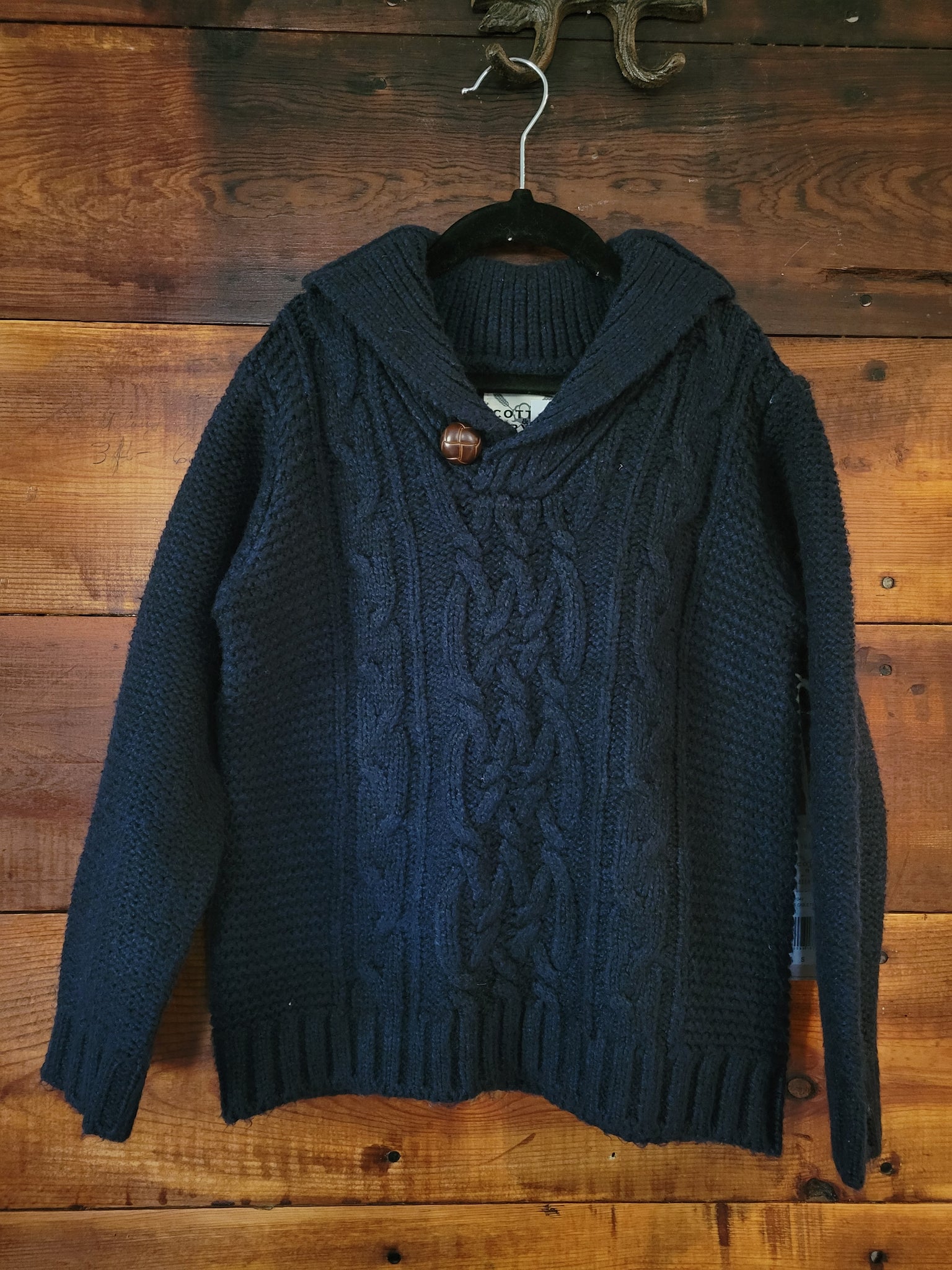 Boy's Cable Knit Sweater - White Owl Creek Boutique
