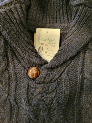 Boy's Cable Knit Sweater - White Owl Creek Boutique