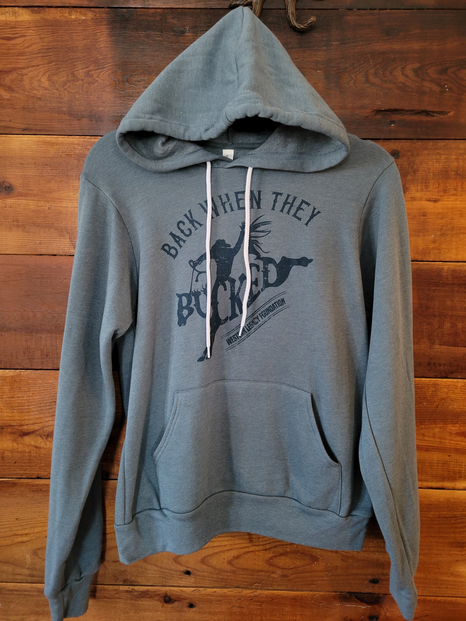 Back When They Bucked Hoodie - White Owl Creek Boutique