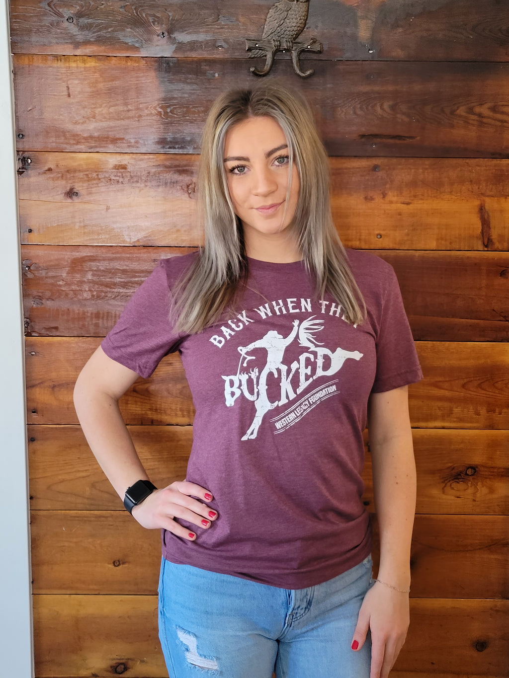 Back When They Bucked T-Shirt - White Owl Creek Boutique