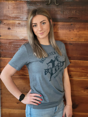 Back When They Bucked, Ladies Fit T-Shirt - White Owl Creek Boutique