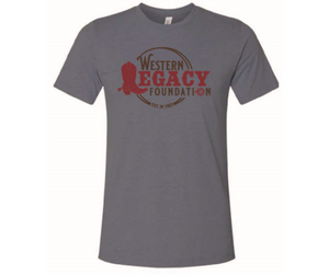 Western Legacy Foundation Unisex T-Shirt Steel Blue