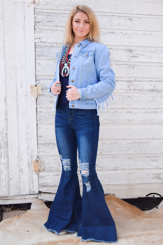 Fringe Jacket - White Owl Creek Boutique