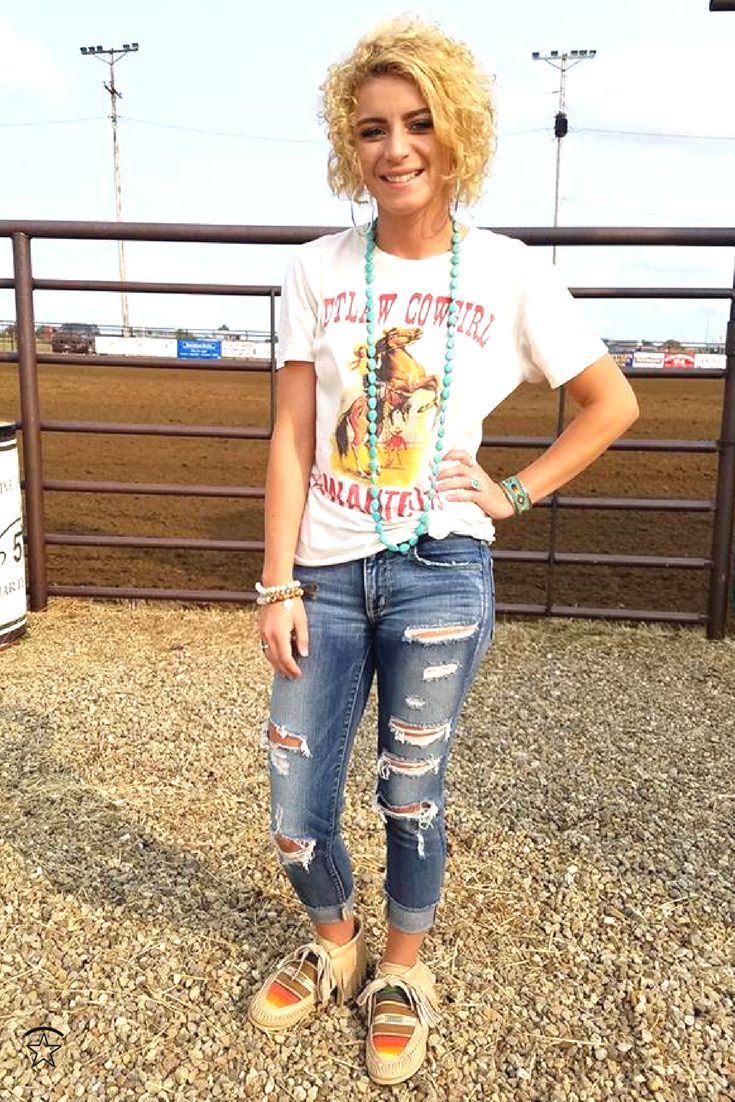 Outlaw Cowgirl Wanted - White Owl Creek Boutique