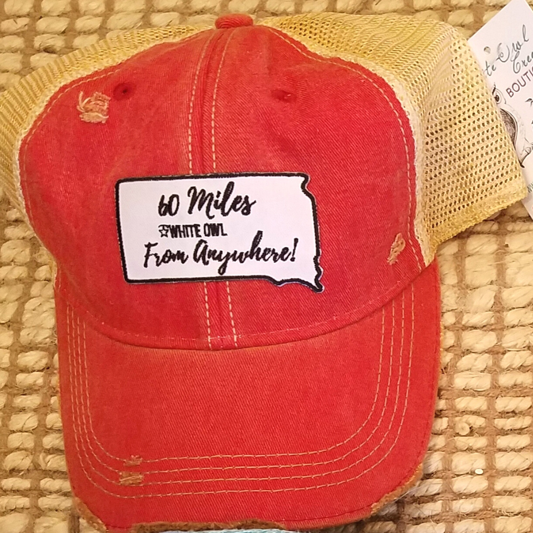 60 Miles from Anywhere Cap - White Owl Creek Boutique