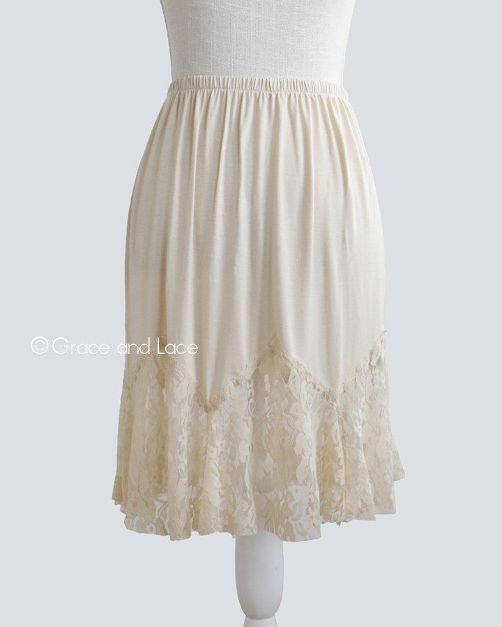 Grace & Lace Lace Flounce Skirt Extender – White Owl Creek Boutique